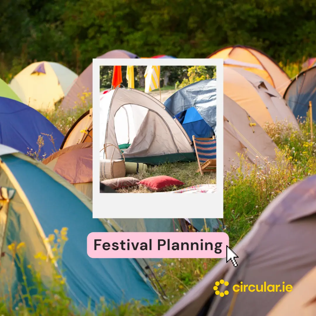Festival tents and circular festival planning