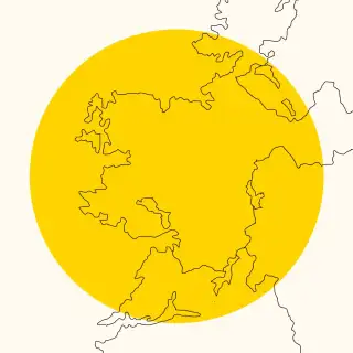 Map of Ireland with the province of Connacht highlighted